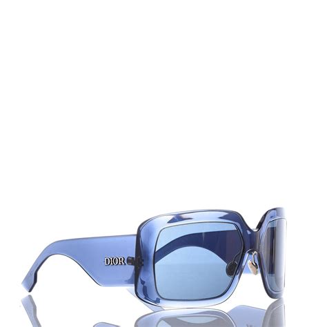 christian Dior blue sunglasses